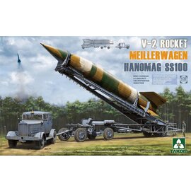 TAKOM TAKOM - V-2 Rocket Meillerwagen Hanomag SS100 WWII German V-2 Rocket Transporter/Erector - 1:35