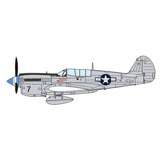 Hasegawa Curtiss P-40N Warhawk "Natural Metal Aces" - 1:48