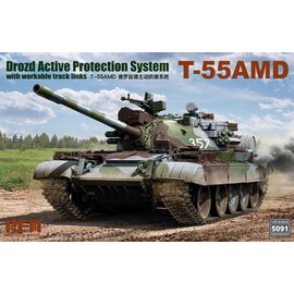 Ryefield Model RFM - T-55AMD Drozd APS w/workable track links - 1:35