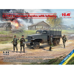 ICM G7107 in German Service with infantry - 1:35