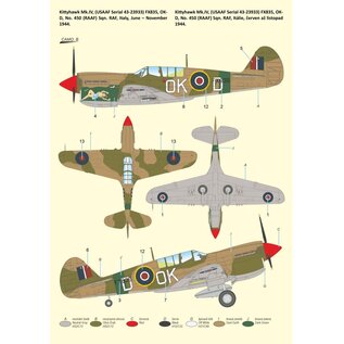 Special Hobby Special Hobby - Curtiss Kittyhawk Mk.IV "Over the Mediterranean and the Pacific" - 1:72