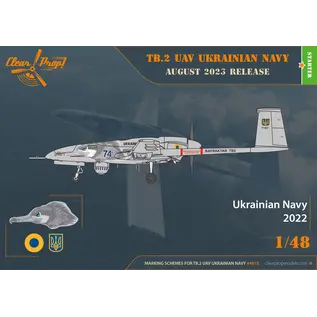 Clear Prop! Bayraktar TB.2 UAV Ukrainian Navy - Starter Kit - 1:48