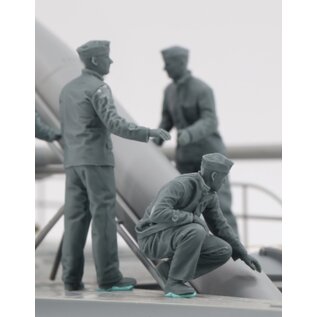 Border Model German Submariners & Commanders (loading) - 6 Pcs. - 1:35