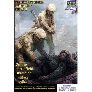 Master Box On the battlefield. Ukrainian military medics - Russian-Ukrainian War series No. 8 - 1:35
