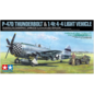 TAMIYA Republic P-47D Thunderbolt & light vehicle - 1:48
