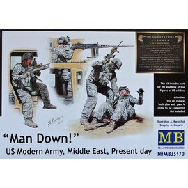 Master Box Master Box - Man Down! U.S. Modern Army, Middle east - 1:35