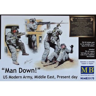 Master Box Man Down! U.S. Modern Army, Middle east - 1:35