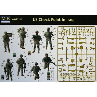 Master Box U.S. Check Point in Iraq (4 fig.) - 1:35
