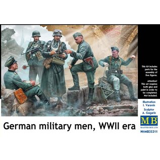 Master Box German military men, WWII era (5 fig.) - 1:35