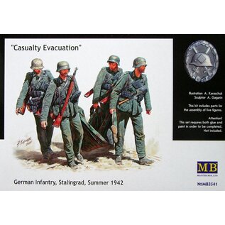 Master Box "Casualty Evacuation" German Infantry (Stalingrad, 1942) - 1:35