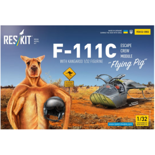 RESKIT Royal Australian Air Force F-111C Escape Crew Module "Flying Pig" with Kangoroo 1/32 Figurine - 1:32