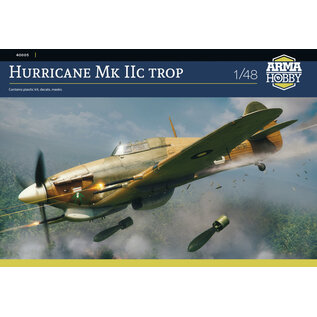 Arma Hobby Hawker Hurricane Mk. IIc Trop (3 x camo) - 1:48