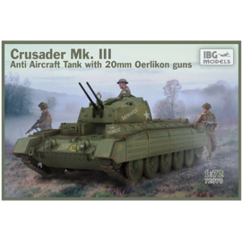 IBG Models IBG - Crusader Anti-Air Tank Mk.III with 20mm Oerlikon Guns - 1:72