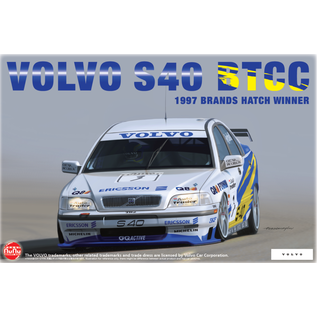 NuNu Model Kit Volvo S40 BTCC 1997 Brands Hatch Winner - 1:24