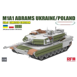 Ryefield Model M1A1 Abrams Ukraine/Poland 2in1 Limited Edition - 1:35