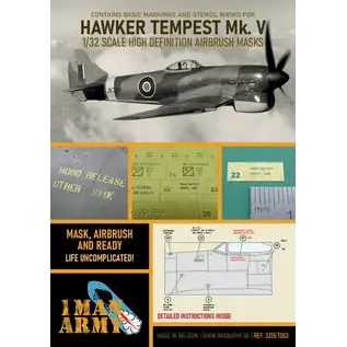 1ManArmy Hawker Tempest Mk.V - Airbrush Paint Masks - 1:32