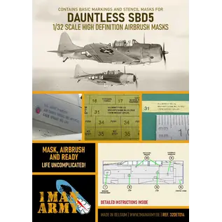 1ManArmy Douglas SBD-5 Dauntless - Airbrush Paint Masks - 1:32