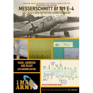 1ManArmy Messerschmitt Bf 109E-4 - Airbrush Paint Masks - 1:32