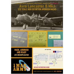 1ManArmy Avro Lancaster B Mk.I - Airbrush Paint Masks - 1:32