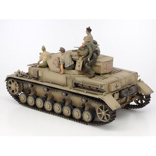 TAMIYA PzKpfw. IV Ausf.F & Motorcycle Set "North Africa" - 1:35