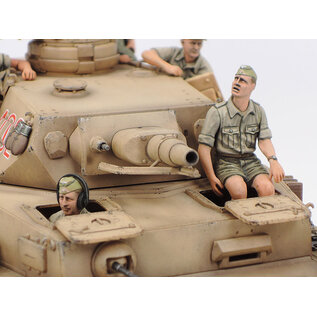 TAMIYA PzKpfw. IV Ausf.F & Motorcycle Set "North Africa" - 1:35