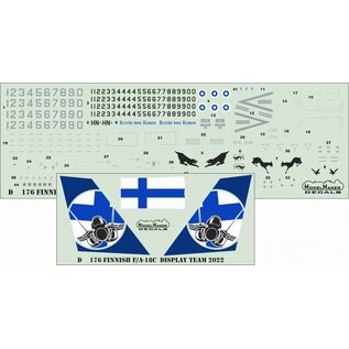 Modelmaker Decals Finnish F/A-18C Display Team 2022 & generic set - 1:48