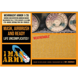 1ManArmy 1ManArmy - German Balkenkreuz Full - Airbrush Paint Masks - 1:35