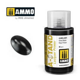 AMMO by MIG AMMO - A-STAND Gloss Black Base Primer