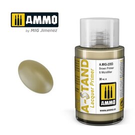 AMMO by MIG AMMO - A-STAND Brown Primer & Microfiller