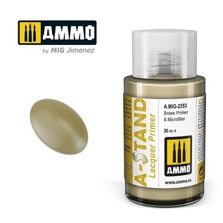 AMMO by MIG A-STAND Brown Primer & Microfiller