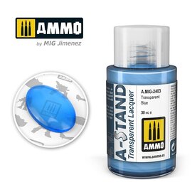 AMMO by MIG AMMO - A-STAND Transparent Blue
