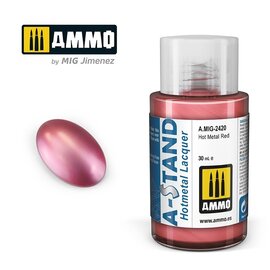 AMMO by MIG AMMO - A-STAND Hot Metal Red