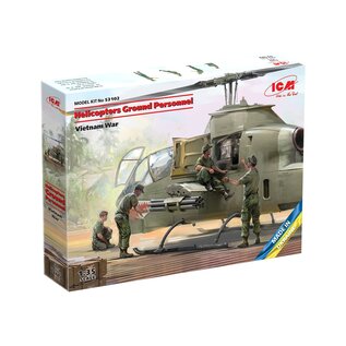 ICM Helicopters Ground Personnel (Vietnam War) - 1:35