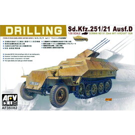 AFV-Club AFV-Club - German Sd.Kfz.251/21 Ausf. D w/20mm MG151 AA-Gun "Drilling" - 1:35