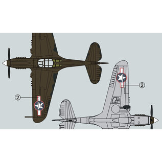 AFV-Club Curtiss P40M Warhawk - 1:144