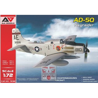 A&A Models Douglas AD-5Q Skyraider Electronics Countermeasures Aircraft - 1:72