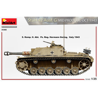 MiniArt StuH 42 Ausf. G Mid prod. Jul-Oct 1943 - 1:35