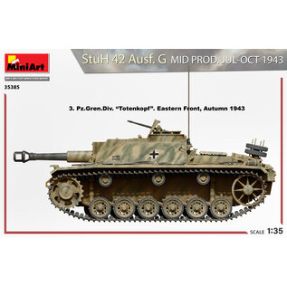 MiniArt StuH 42 Ausf. G Mid prod. Jul-Oct 1943 - 1:35