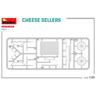 MiniArt Cheese Sellers (2 fig. & cart) - 1:35