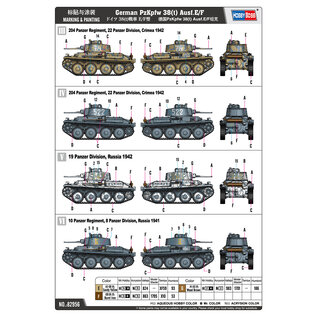 HobbyBoss German Pz.Kpfw. 38(t) Ausf.E/F - 1:72