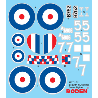 Roden Sopwith 1½ Strutter "Comic Fighter" - 1:32