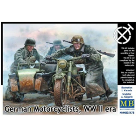 Master Box Master Box - German motorcyclists WW II era - 1:35