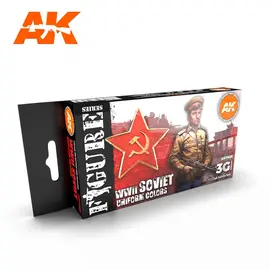AK Interactive AK Interactive - 3rd Gen. Acryl. Set "WWII Soviet Uniform Colors"