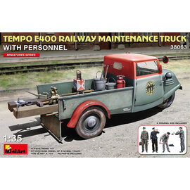 MiniArt MiniArt - Tempo E400 Railway Maintenance Truck with Personnel - 1:35