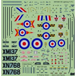 Sword English Electric Lightning F.1 / F.2 - 1:72