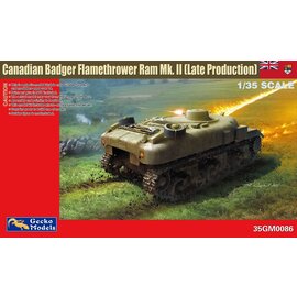 Gecko Models Gecko Models - Badger Flamethrower Ram Mk. II (Late Production) - 1:35