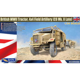 Gecko Models Gecko Models - British WWII Tractor 4x4 Field Artillery (C8 Mk.II Late) - 1:35