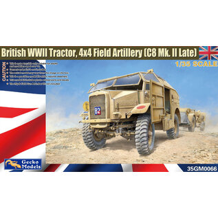 Gecko Models British WWII Tractor 4x4 Field Artillery (C8 Mk.II Late) - 1:35
