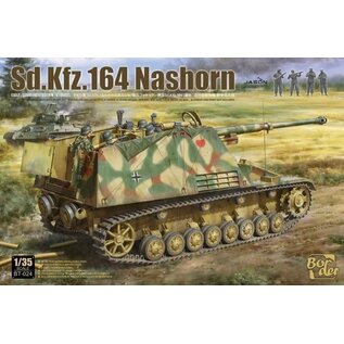 Border Model Sd.Kfz. 164 Nashorn Early/Command Version w/4 figures - 1:35