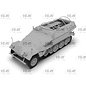 ICM Krankenpanzerwagen Sd.Kfz.251/8 Ausf.A WWII German Ambulance - 1:35